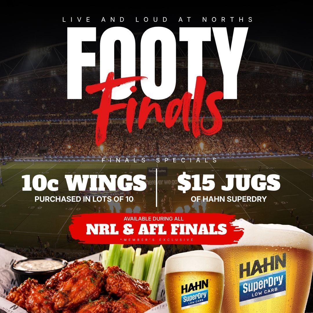 Footy Finals: Live & Loud at Norths